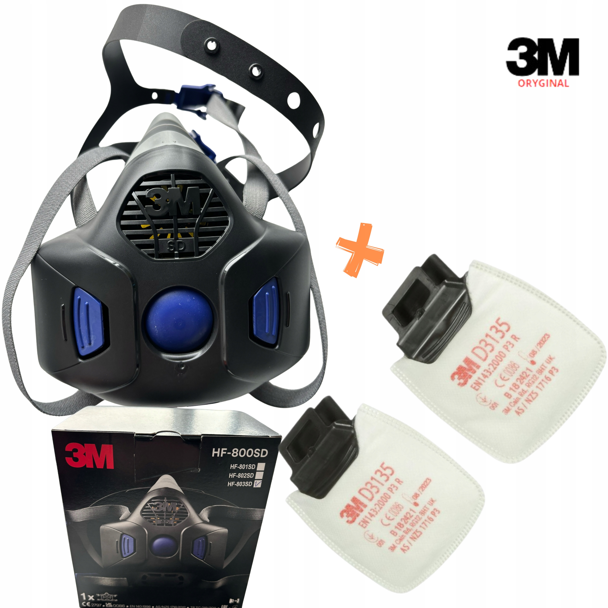 Maska na lak 3M HF-803SD polomaska